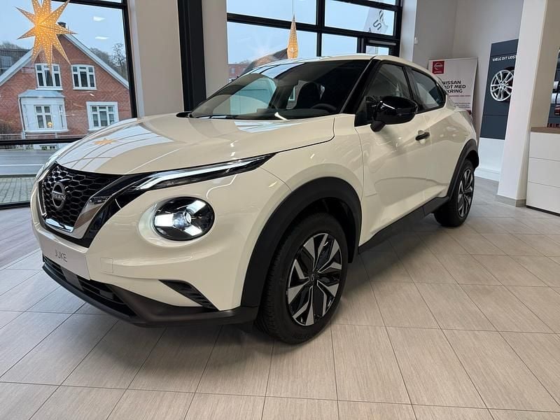 Hvid Brugt 2024 Nissan Juke Acenta SUV | 239.900 kr. (God pris) - Billede 1/4