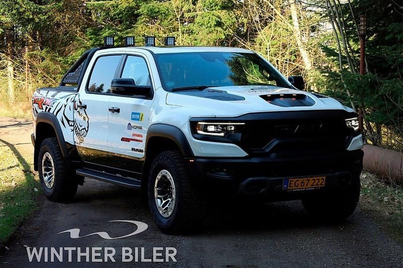 Hvid Brugt 2023 Dodge Ram Afhentning | 949.500 kr. - Billede 1/4