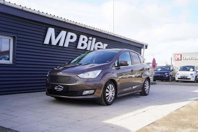 Brunmetal Brugt 2018 Ford C-MAX Titanium MPV | 99.900 kr. (God pris) - Billede 1/4