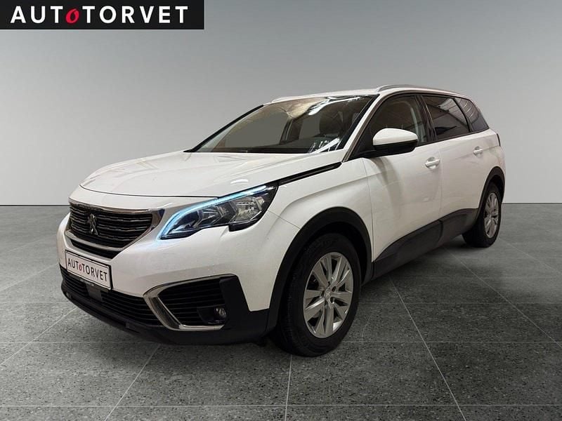 Hvid Brugt 2018 Peugeot 5008 Active MPV | 169.700 kr. (Super pris) - Billede 1/4