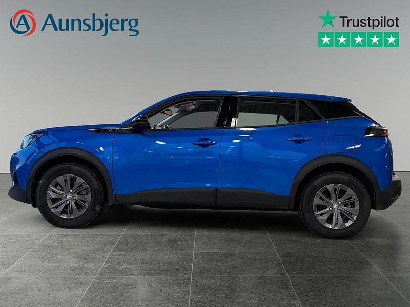 Brugt Peugeot e-2008 Active 100 kW (136 HK) 2022 Blå metal SUV