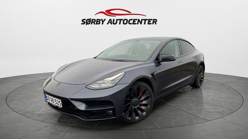 Koksmetal Brugt 2021 Tesla Model 3 Performance Sedan | 214.900 kr. (Fair pris) - Billede 1/4