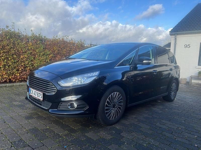 Sort Brugt 2019 Ford S-MAX Titanium MPV | 159.900 kr. (God pris) - Billede 1/4