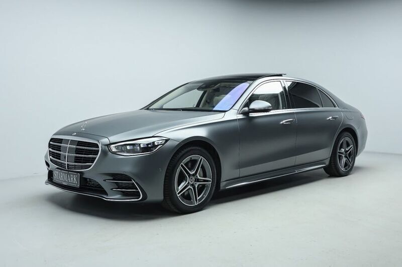 Grå Brugt 2022 Mercedes S580 AMG line Sedan | 11.739 kr. - Billede 1/4