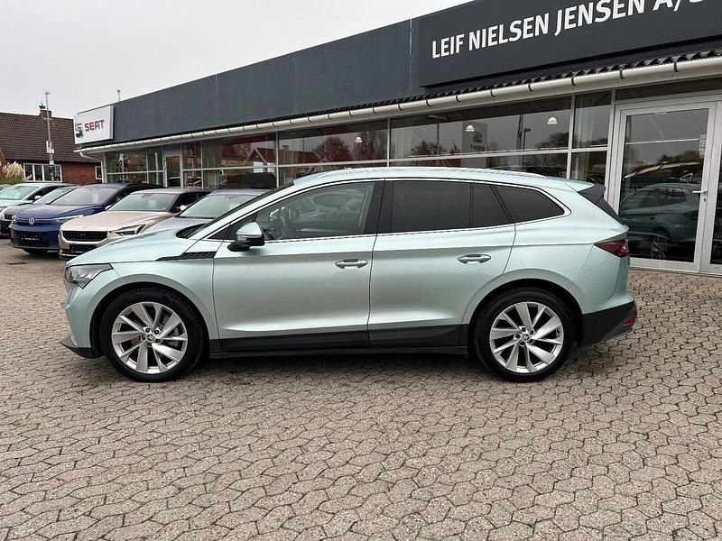 Brugt Skoda Enyaq iV Lodge 150 kW (204 HK) 2021 Lysgrønmetal SUV