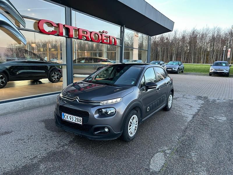 Gris platinium Brugt 2019 Citroën C3 Hatchback | 94.900 kr. (Lidt for dyr) - Billede 1/4