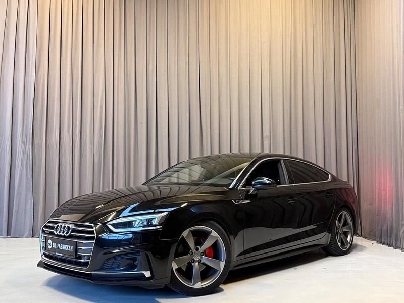 Brugt Audi A5 Sportback S-Line 190 HK (139 kW) 2017 Sort Hatchback