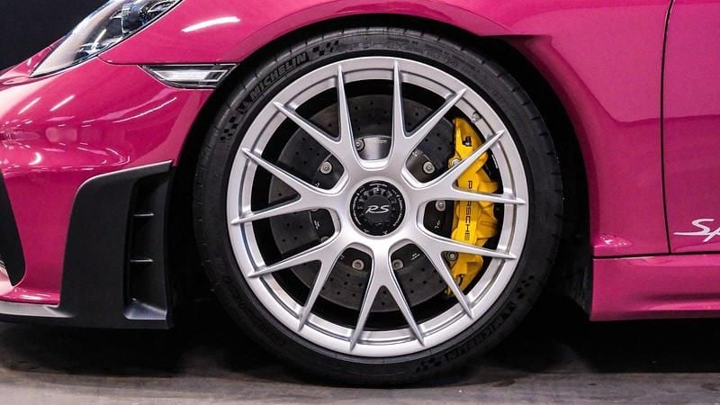 Brugt Porsche 718 Spyder 500 HK (367 kW) 2024 Lilla Cabriolet