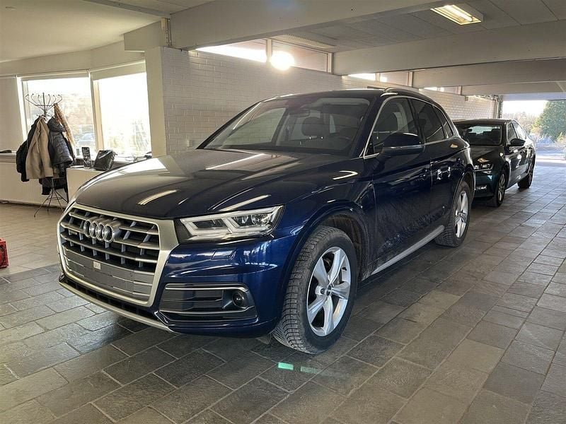 Blåmetal Brugt 2018 Audi Q5 Sport SUV | 334.900 kr. - Billede 1/4