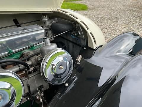 Hvid Brugt 1961 Morgan Roadster Cabriolet | 178.500 kr. - Billede 1/4