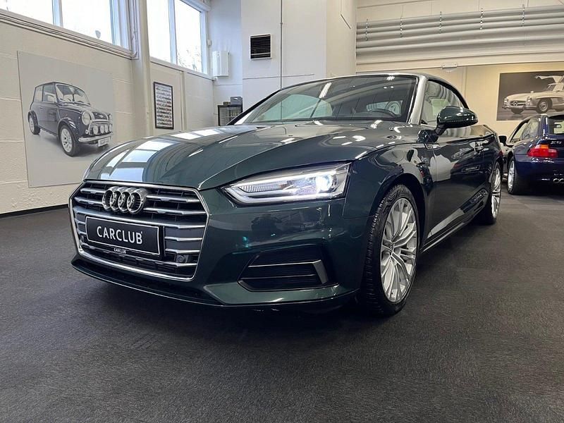 Grønmetal Brugt 2017 Audi A5 Cabriolet Sport Cabriolet | 439.900 kr. - Billede 1/4