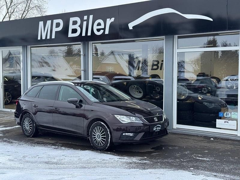 Bordeauxmetal Brugt 2018 Seat Leon ST Style Stationcar | 89.900 kr. (Fair pris) - Billede 1/4