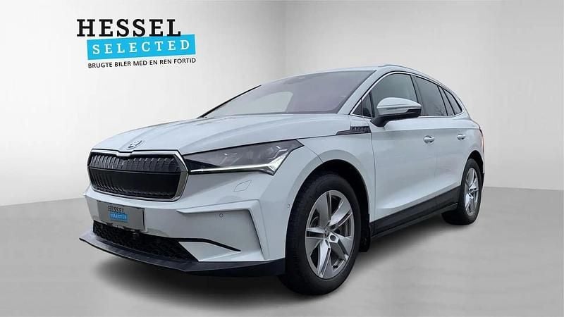 Hvid Brugt 2023 Skoda Enyaq iV SUV | 299.900 kr. (God pris) - Billede 1/4