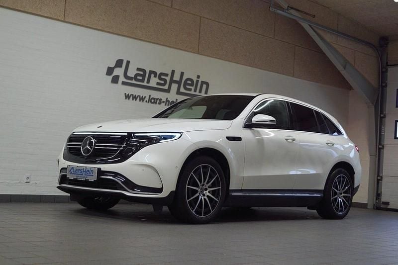 Hvidmetal Brugt 2021 Mercedes EQC400 AMG line SUV | 409.800 kr. (Fair pris) - Billede 1/4