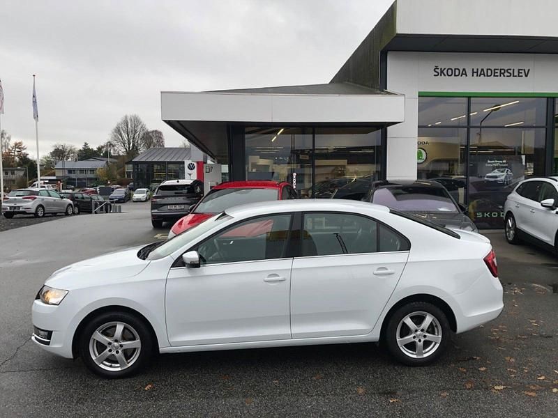 Brugt Skoda Rapid Ambition 125 HK (91 kW) 2018 Hvid Hatchback