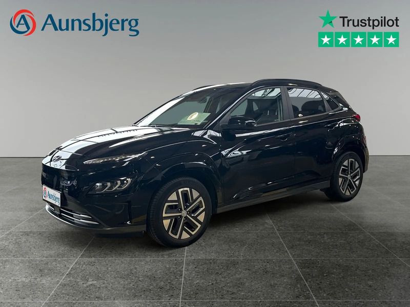 Sort Brugt 2021 Hyundai Kona Essential SUV | 129.500 kr. (God pris) - Billede 1/4