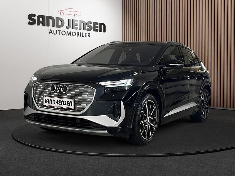 Sortmetal Brugt 2024 Audi Q4 e-tron S-Line SUV | 339.900 kr. - Billede 1/4