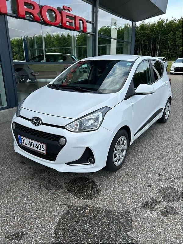 Hvid Brugt 2018 Hyundai i10 Hatchback | 74.900 kr. (Fair pris) - Billede 1/4