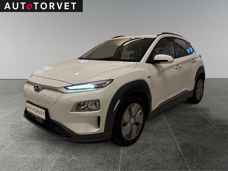 Hvid Brugt 2020 Hyundai Kona Trend SUV | 125.700 kr. (God pris) - Billede 1/4