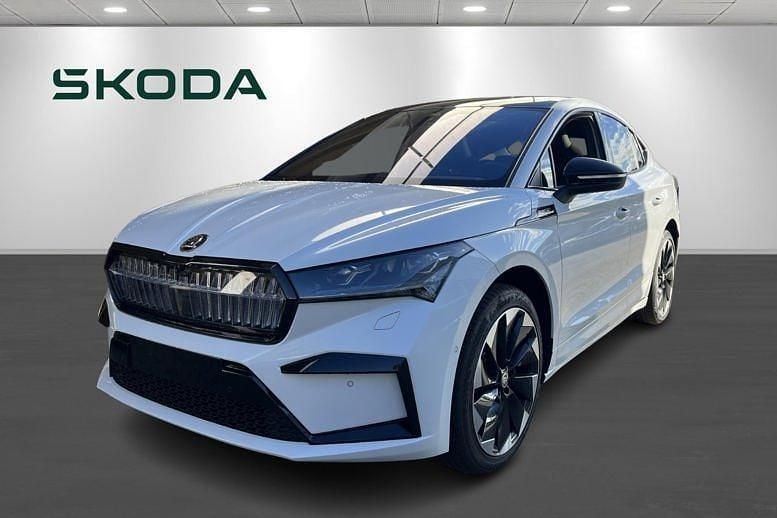 Hvidmetal Brugt 2024 Skoda Enyaq iV SportLine SUV | 379.900 kr. (Fair pris) - Billede 1/4
