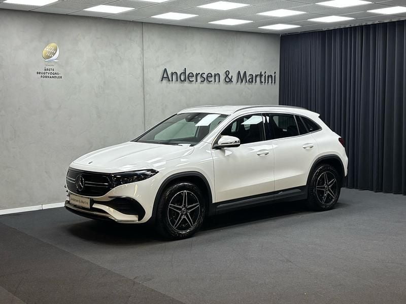 Polarwhite Brugt 2023 Mercedes EQA250 AMG line SUV | 263.900 kr. (Fair pris) - Billede 1/4