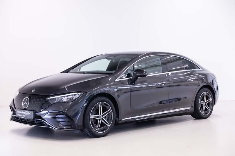Farve: gråmetal Brugt 2024 Mercedes EQE350 AMG | 474.900 kr. - Billede 1/4