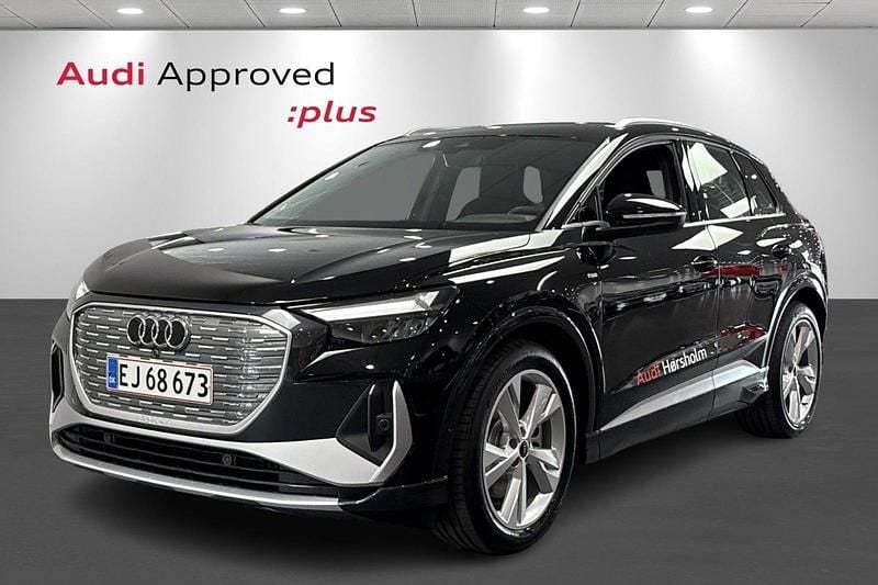 Sortmetal Brugt 2025 Audi Q4 e-tron S-Line SUV | 374.900 kr. (Fair pris) - Billede 1/4