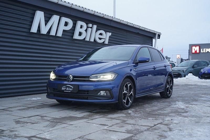 Brugt VW Polo R-line 150 HK (110 kW) 2021 Blåmetal Hatchback