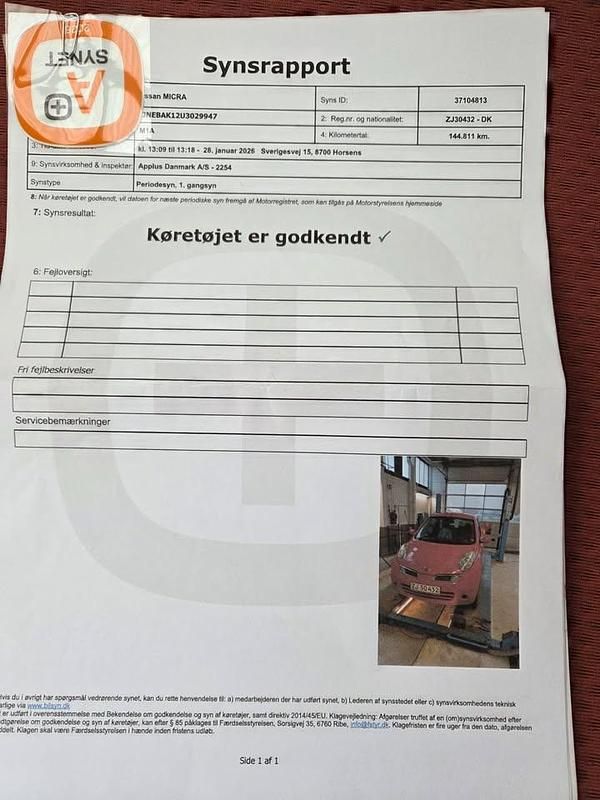 Brugt Nissan Micra 80 HK (58 kW) 2008 Hatchback