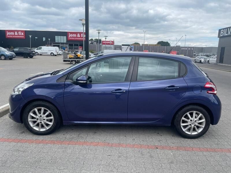 Blå Brugt 2014 Peugeot 208 Active Hatchback | 38.600 kr. (God pris) - Billede 1/8