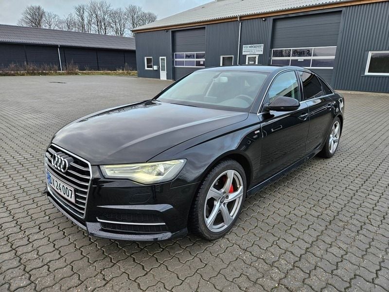 Sort Brugt 2015 Audi A6 S-Line Sedan | 174.899 kr. (Fair pris) - Billede 1/8