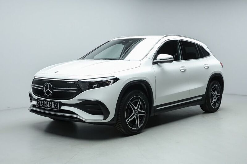 Hvid Brugt 2023 Mercedes EQA300 AMG line SUV | 349.900 kr. (God pris) - Billede 1/4