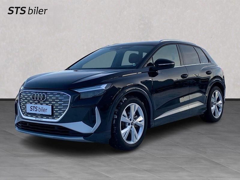 Sort Brugt 2024 Audi Q4 e-tron S-Line SUV | 319.900 kr. (Super pris) - Billede 1/4