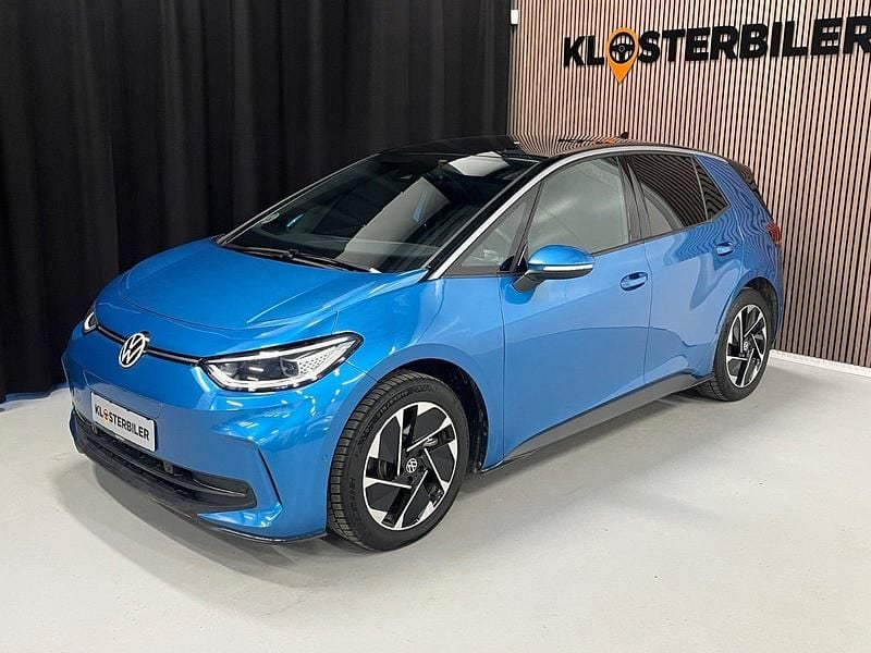 Blåmetal Brugt 2023 VW ID.3 Pro Performance Hatchback | 209.700 kr. (Fair pris) - Billede 1/4