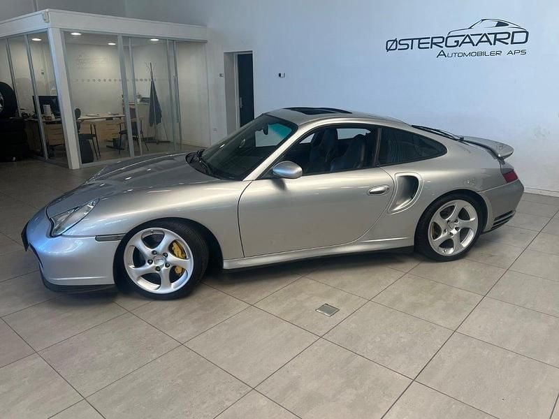Brugt Porsche 911 Turbo 420 HK (308 kW) 2002 Sølvmetal Coupe