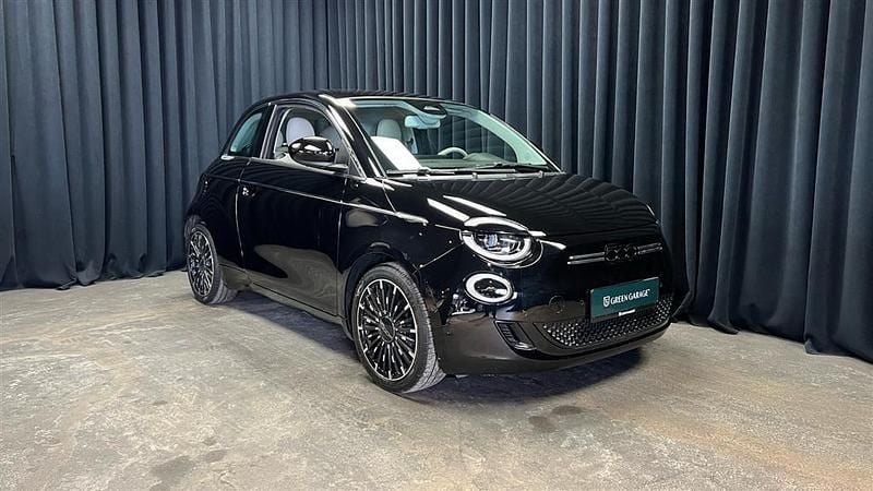 Brugt Fiat 500e La Prima 86 kW (118 HK) 2022 Sort Hatchback