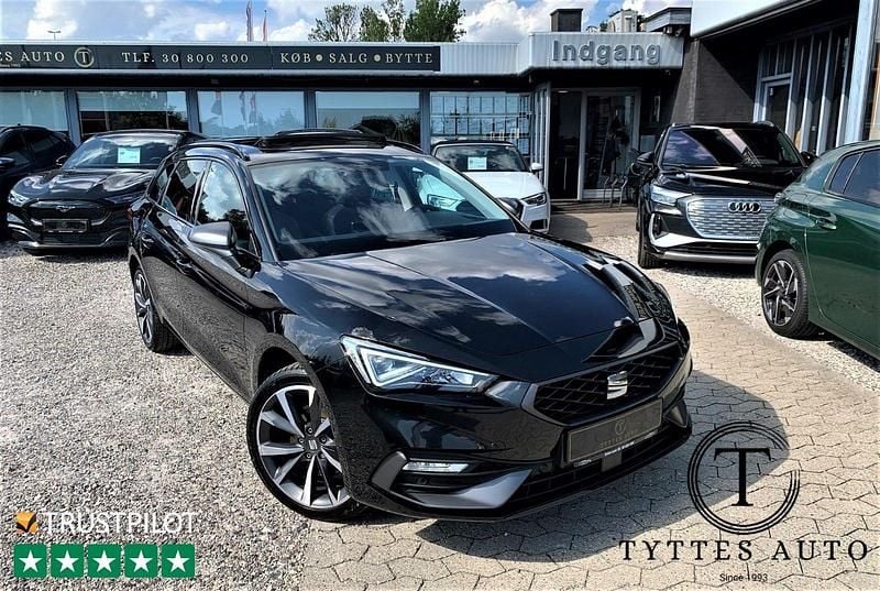 Sortmetal Brugt 2021 Seat Leon FR Stationcar | 209.800 kr. (Fair pris) - Billede 1/4