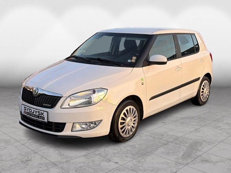 Brugt Skoda Fabia GreenLine 75 HK (55 kW) 2013 Hvid Hatchback