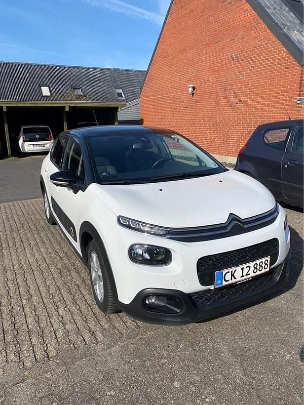 Brugt Citroën C3 PureTech 83 HK (61 kW) 2019 Hvid Hatchback