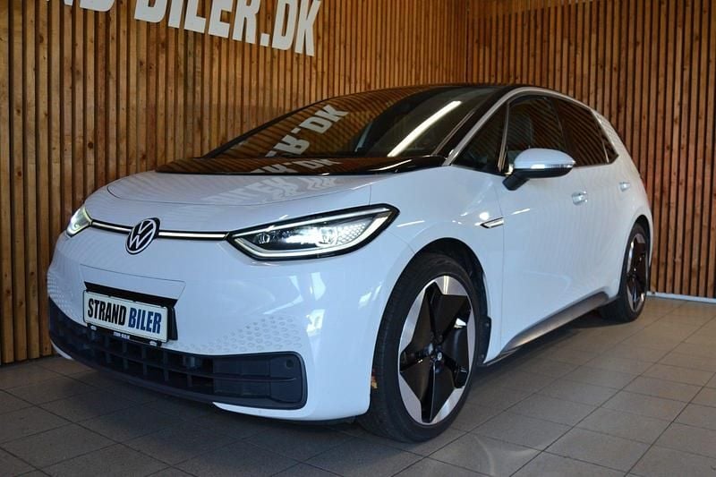 Hvid Brugt 2021 VW ID.3 Pro Hatchback | 174.800 kr. (Fair pris) - Billede 1/4