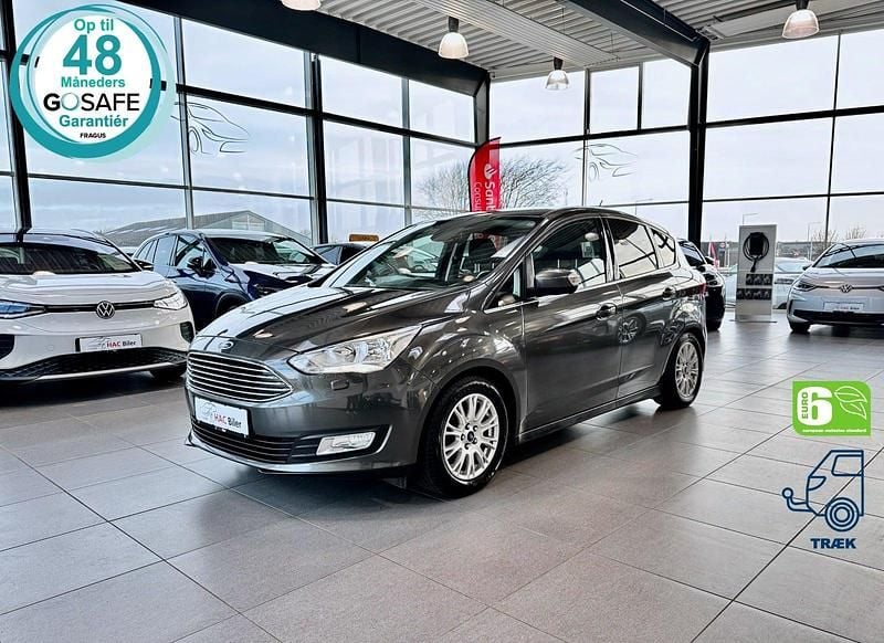 Brugt Ford C-MAX Titanium 125 HK (91 kW) 2018 Gråmetal MPV