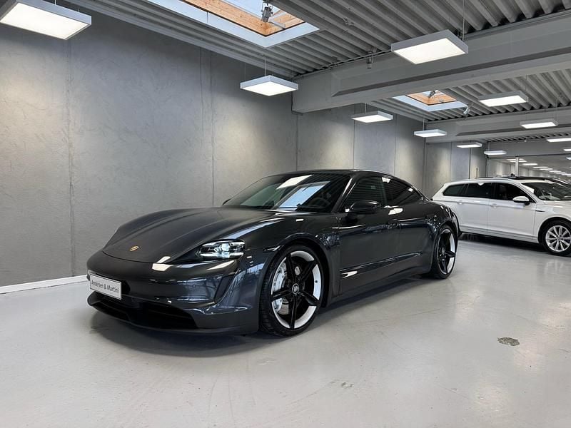 Brugt Porsche Taycan 4S Performance Package 360 kW (490 HK) 2021 Volcanogrey Sedan