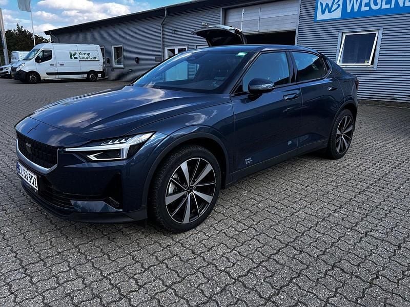 Blåmetal Brugt 2023 Polestar 2 Sedan | 209.800 kr. (Super pris) - Billede 1/4