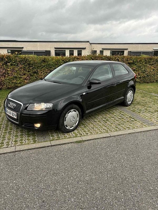 Sortmetal Brugt 2007 Audi A3 Ambiente Hatchback | 44.900 kr. - Billede 1/4