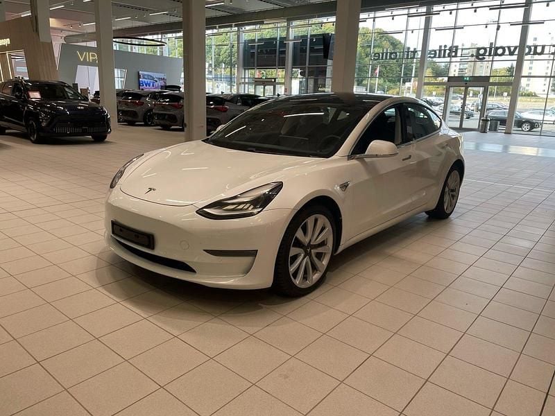 Hvidmetal Brugt 2019 Tesla Model 3 Long Range AWD Sedan | 194.900 kr. (Fair pris) - Billede 1/4
