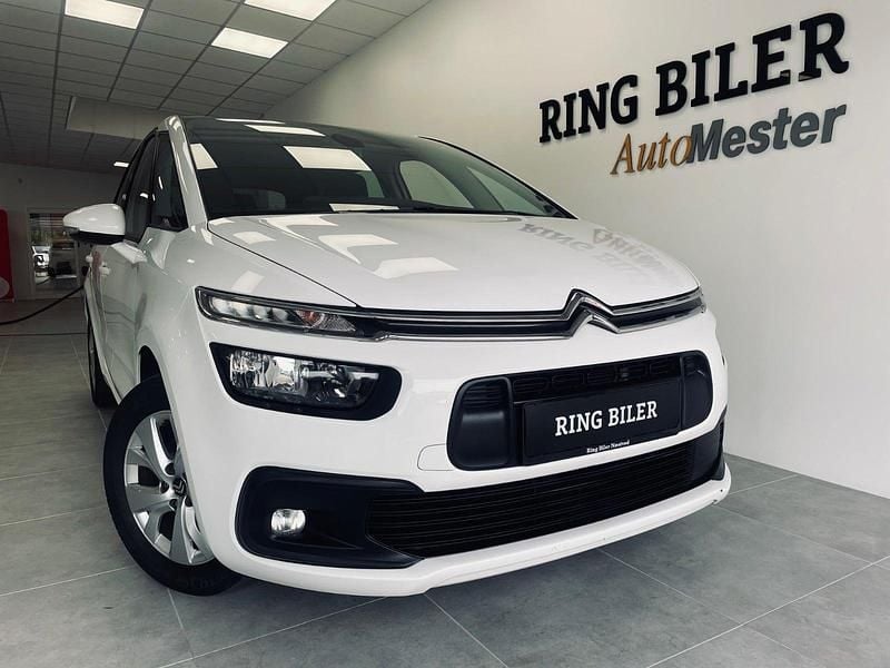 Hvid Brugt 2019 Citroën C4 SpaceTourer PureTech MPV | 124.800 kr. (Super pris) - Billede 1/4