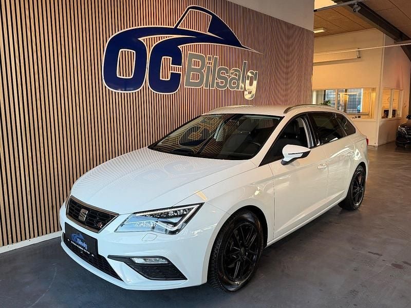 Hvid Brugt 2018 Seat Leon ST FR Stationcar | 139.900 kr. - Billede 1/4