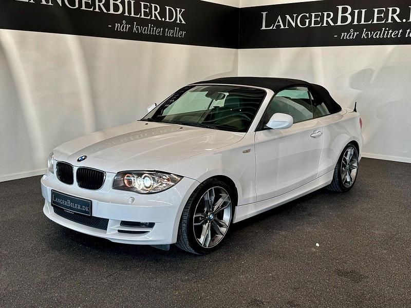 Hvid Brugt 2010 BMW 118 Cabriolet Cabriolet | 179.500 kr. - Billede 1/4