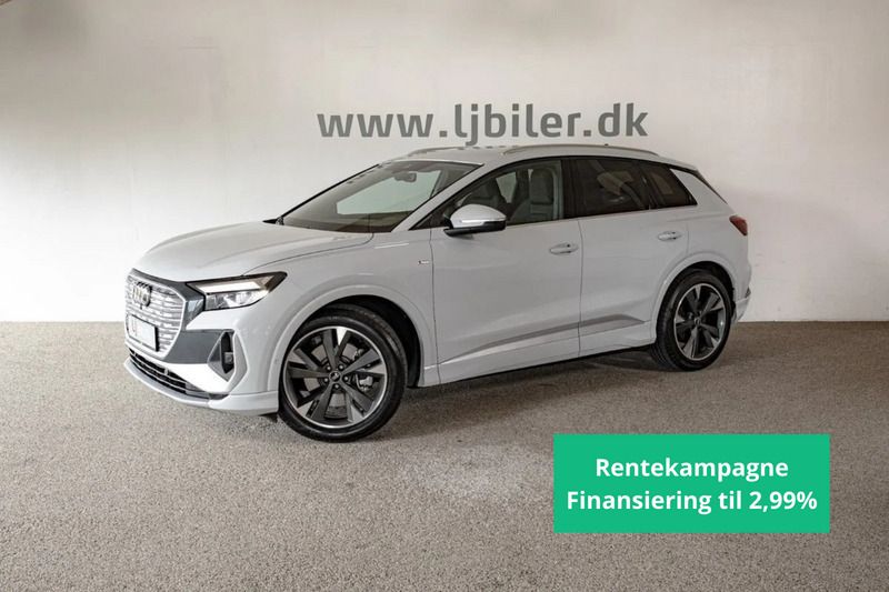 Hvidmetal Brugt 2023 Audi Q4 e-tron S-Line SUV | 359.800 kr. (Fair pris) - Billede 1/4
