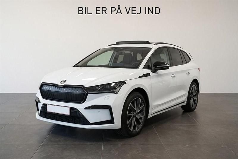 Hvid Brugt 2022 Skoda Enyaq iV SportLine SUV | 274.900 kr. (Lidt for dyr) - Billede 1/4